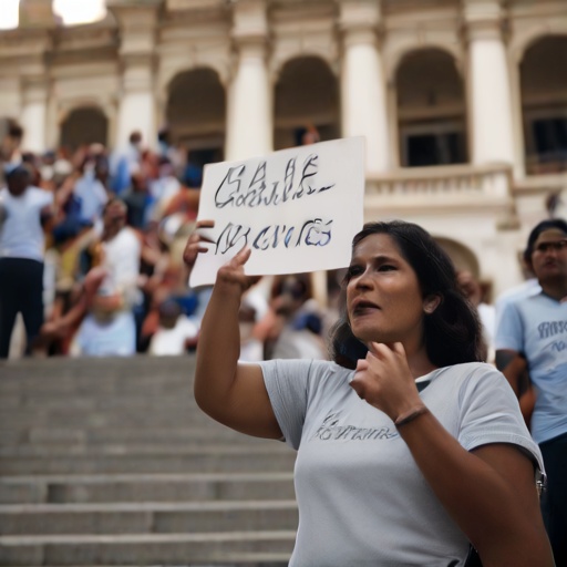 Toma simbólica en Plaza La Merced de Pedro Carbo exige educación sexual