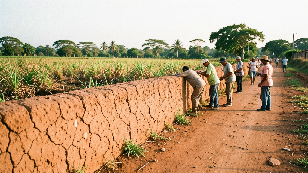 Prefectura del Guayas entrega albarrada comunitaria en La Esperanza para impulsar el campo