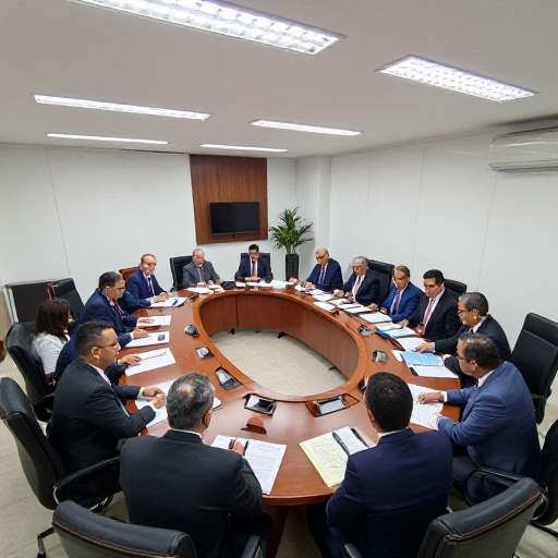 Alcaldía de Pedro Carbo sostuvo reunión con autoridades locales y distritales
