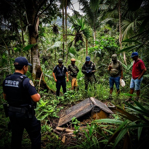 Operativo policial en Zaruma desbarata red con explosivos y armas