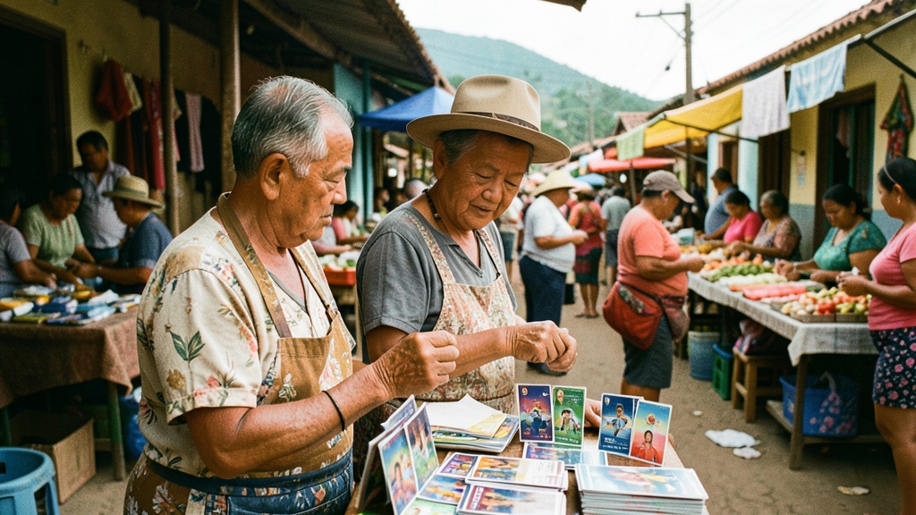 Pedro Carbo: El agricultor que recorre Guayas vendiendo cromos del Mundial 2026