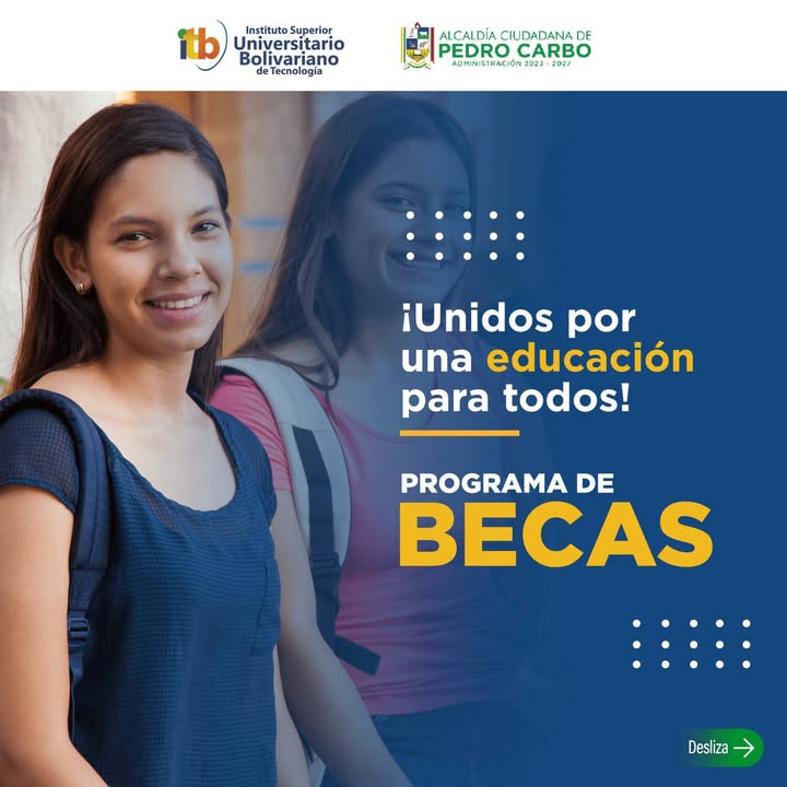 Beca del 25% para bachilleres de Pedro Carbo en el ITB hasta fin de mes
