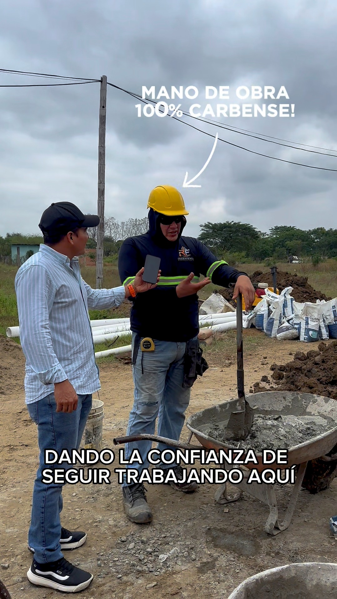 Avanza obra de alcantarillado en Brisas del Río con mano de obra local en Pedro Carbo