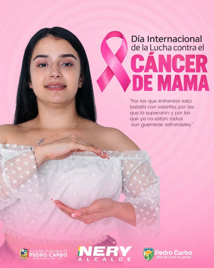 Pedro Carbo: Alcaldía Ciudadana recuerda la lucha contra el cáncer de mama con prevención