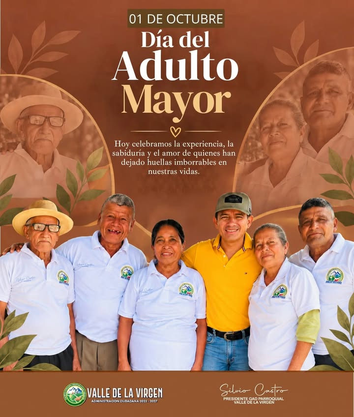 Valle de la Virgen rinde homenaje a sus adultos mayores este 1 de octubre