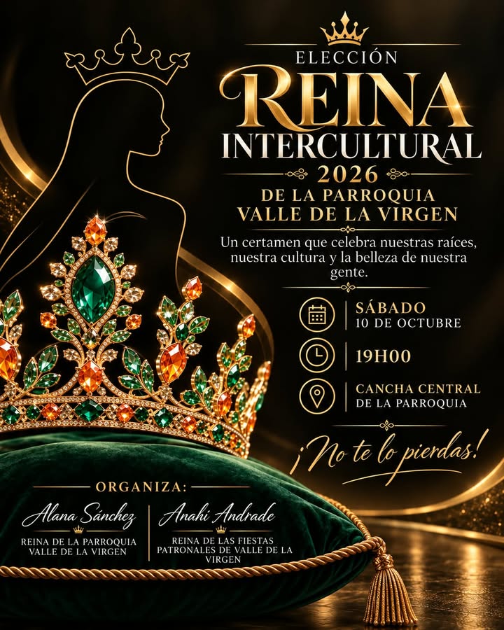 Valle de la Virgen celebra su identidad con la Elección de la Reina Intercultural 2026